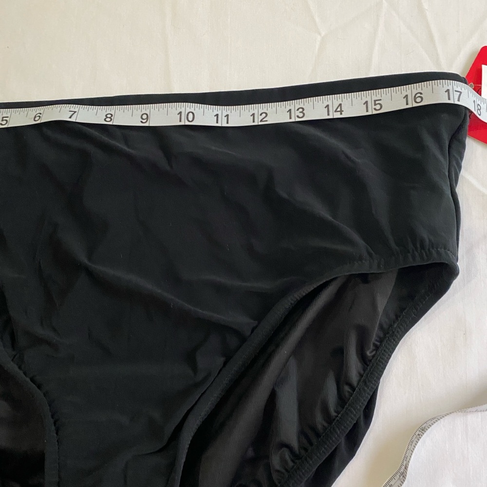 🆕 MagicSuit by Miraclesuit Black Classic Brief Bikini Bottoms SZ 16 - Picture 9 of 9